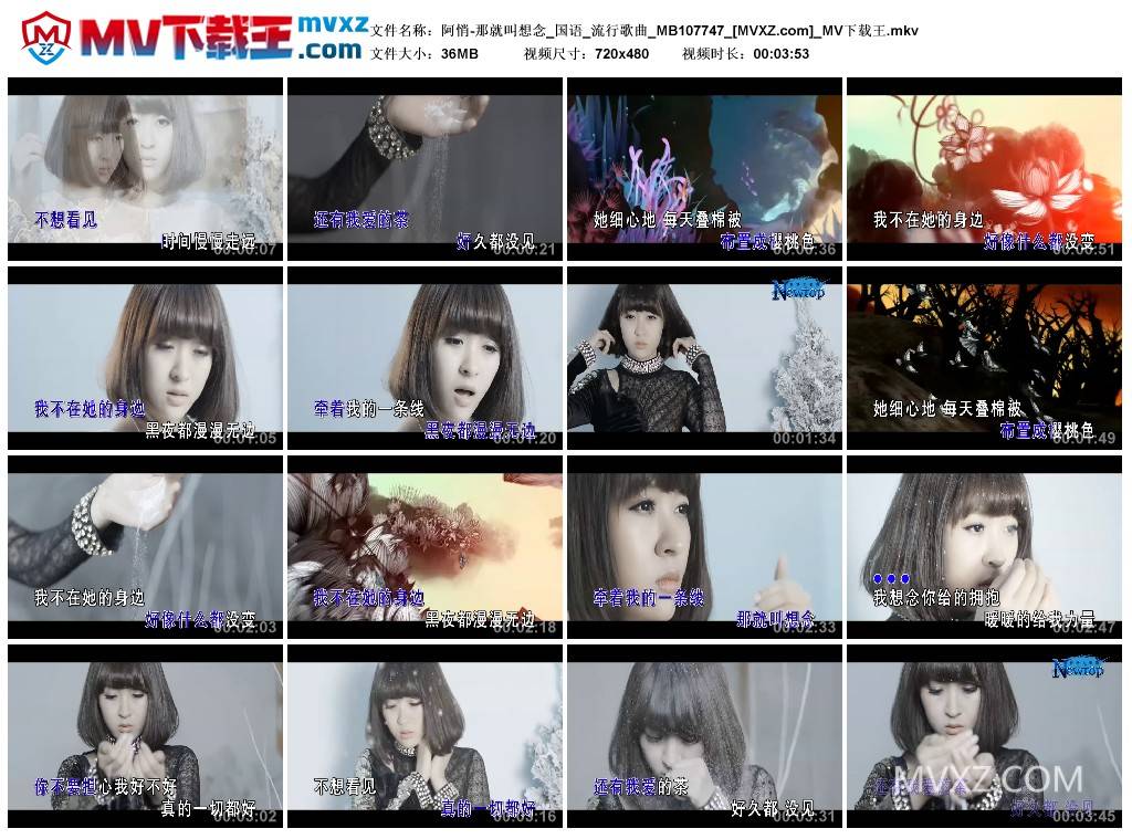 阿悄-那就叫想念_国语_流行歌曲_MB107747